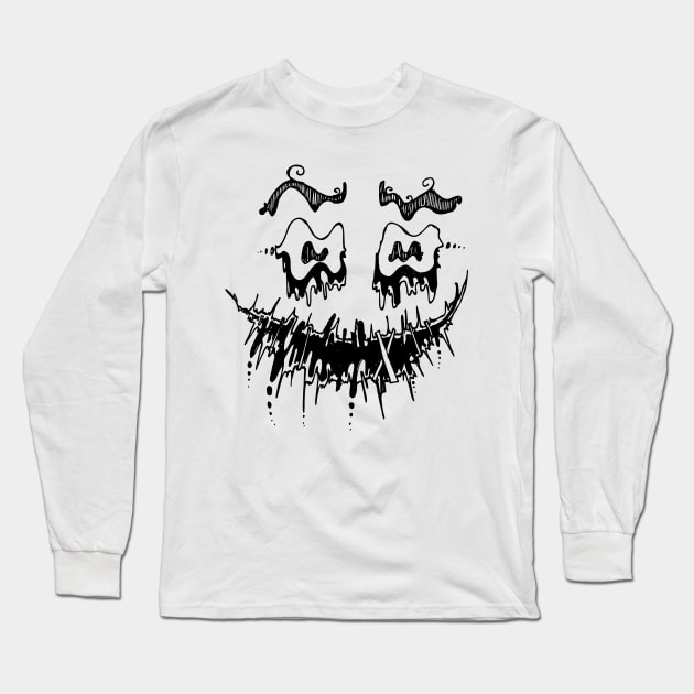 Smile Long Sleeve T-Shirt by TKDoodle